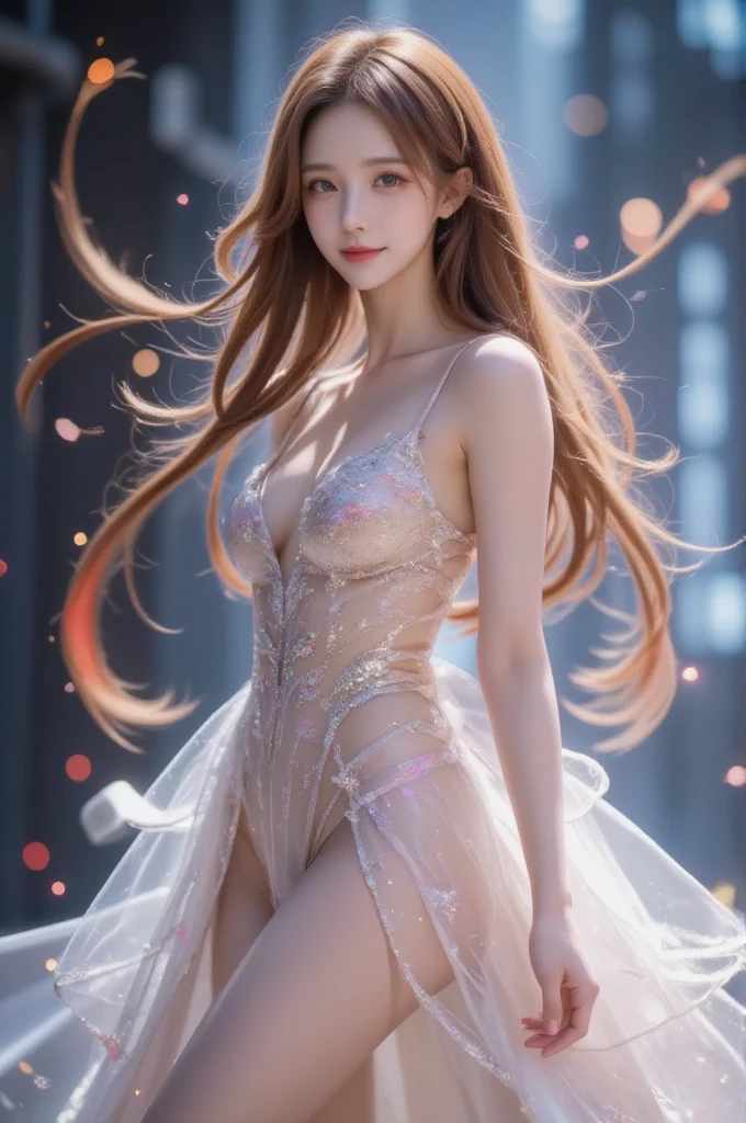 1girl, solo, full body, (masterpiece:1.21), (best quality:1.2), colorful, (illustration:1.2), (cinematic lighting:1.1), magic lights, floating , genitalia visible,  naked , spread legs, ginger long hair with braids, floating hair, magical lights in her hands, glowing eyes, focus expression, mage battle pose