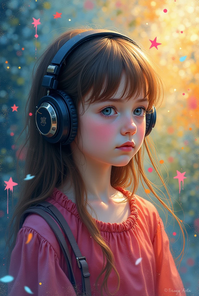 Birthday party for a cute boy named Jimmy wearing headphones