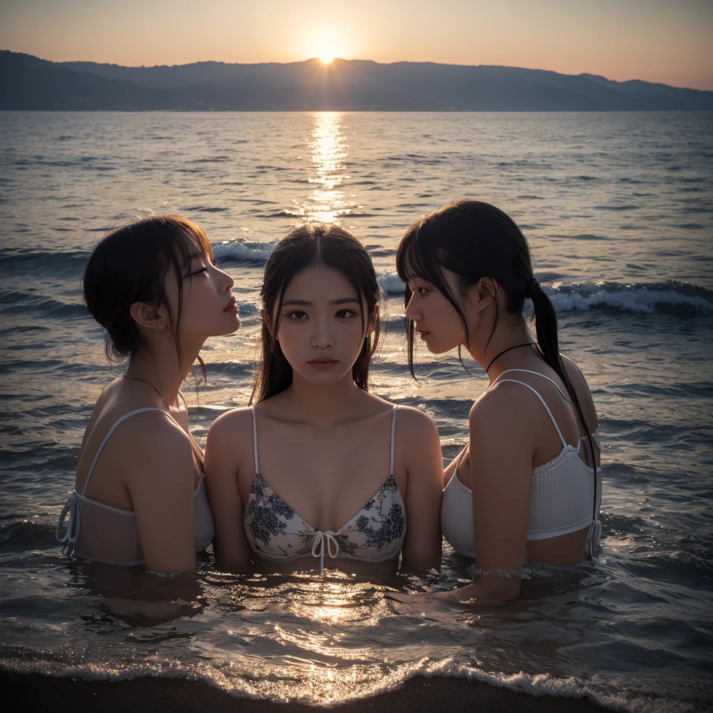 ((Highest quality))、((masterpiece))、(detailed)、((Photo Quality))、Middle-aged women、40-year-old woman、Perfect Face、Party at sea、On boardパーティー、Nude Party、Open sea、blue sea、maritime、沖縄の綺麗なblue sea、Miyako Blue、A large group of men and women、Perfect male genitals、((Behind her are dozens of naked men and women.))、On the boat、There are a lot of people around、Highest quality、Ultra-high resolution、(Real:1.4)、((Full nudity))、Beautiful Eyes、Black Hair、Brown Hair、Black Hairショートヘア、Brown Hairのロングヘア、Brown eyes、Beautiful breasts、Small breasts、Small breasts、Small breasts、Small breasts、Fair skin、Realな肌の質感、Shaved pubic area、Browsing Caution、8K quality、8K Ultra、10x more pixels、非常にdetailedでかわいい顔、detailedな唇、Narrow eyes、double eyelid、Natural Makeup、(Beautiful eyes)、(very beautiful adult woman)、Perfect balance、Small tangled naked short hair、Beautiful nipples、((A serious face))、naked group、All Nude、cruising、Large cruiser、((On board))、Ship deck、((Beautiful fingers))、((Beautiful fingers))、((とてもRealでSmall breasts))、((Realな肌タイプ))、((Open legs))、The cracks are visible、Perfect penis、Perfect female genitalia、Show me your pussy