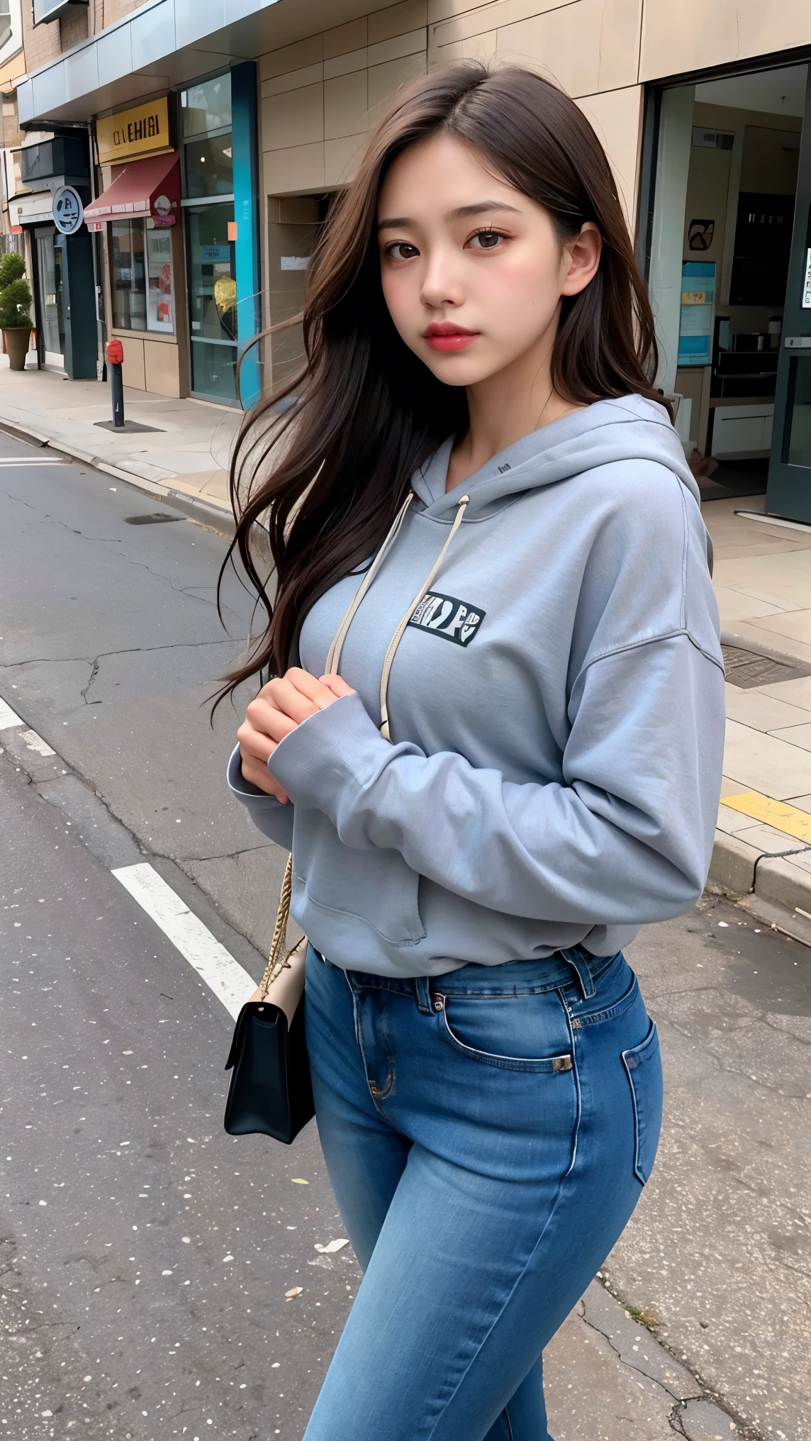 a girl in a black hoodie with a white skirt and a white skirt, anime vibes, in a black hoodie, blonde anime girl with long hair, style anime, anime asthetic, in a hoodie, girls frontline style, anime style, anime style only, very anime style, ecchi style, ( ( misa amane # ) ), in an anime style