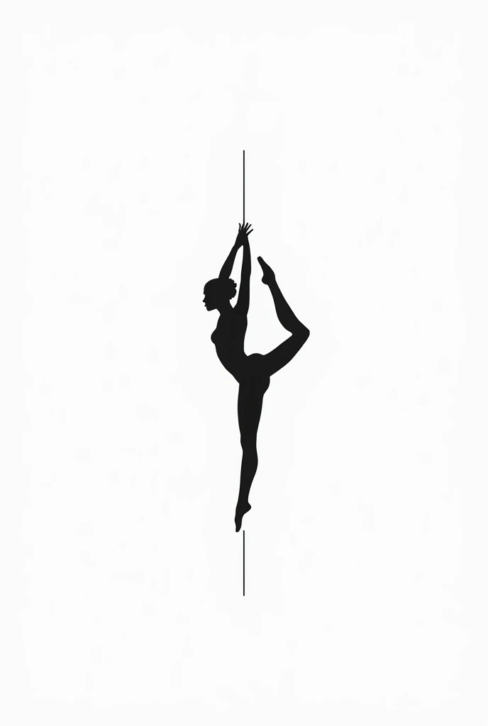A simple side view logo of a circus arealist