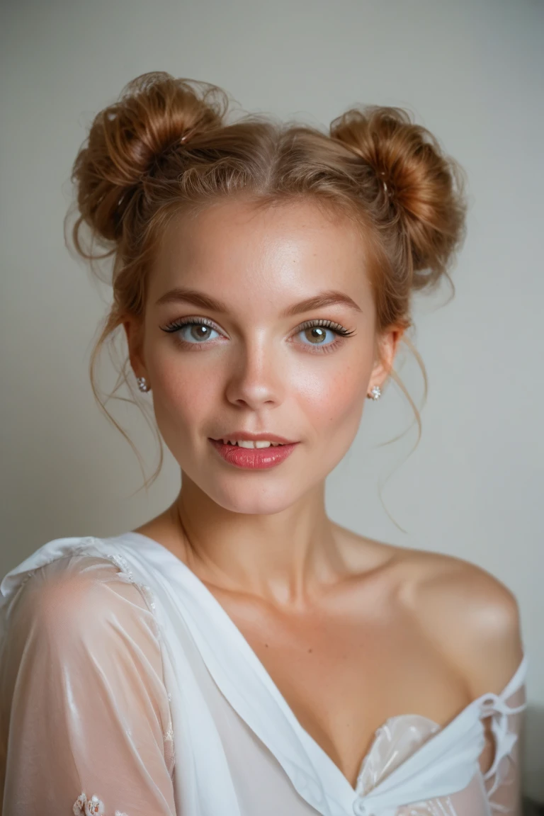 Une jeune femme, maigre, de beau yeux, dans une tenue seduisante et charmante, l’air timide et réservé, vu sur tout le corps, Gros Plan, 4K, photoshooting professionnel