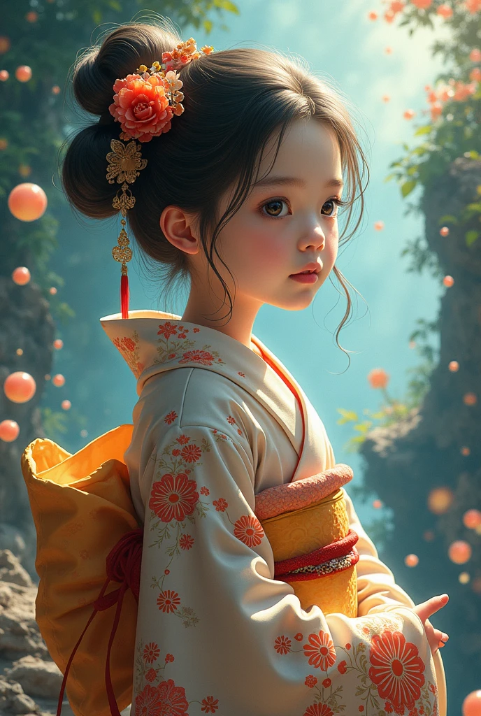 (Little Girl:1.5),Lace,ribbon,(masterpiece, Side Light, 精致beautiful灰色眼睛: 1.2), Big breasts, Practical, Glowing eyes,Shiny hair,Black Hair,short hair, Glowing skin, Solitary, Awkward,Strapless,Beautifully,beautiful,garden,Flowers,Flying petals, Bare legs, Cherry blossoms, Movie Lighting, Film composition, Rich expression