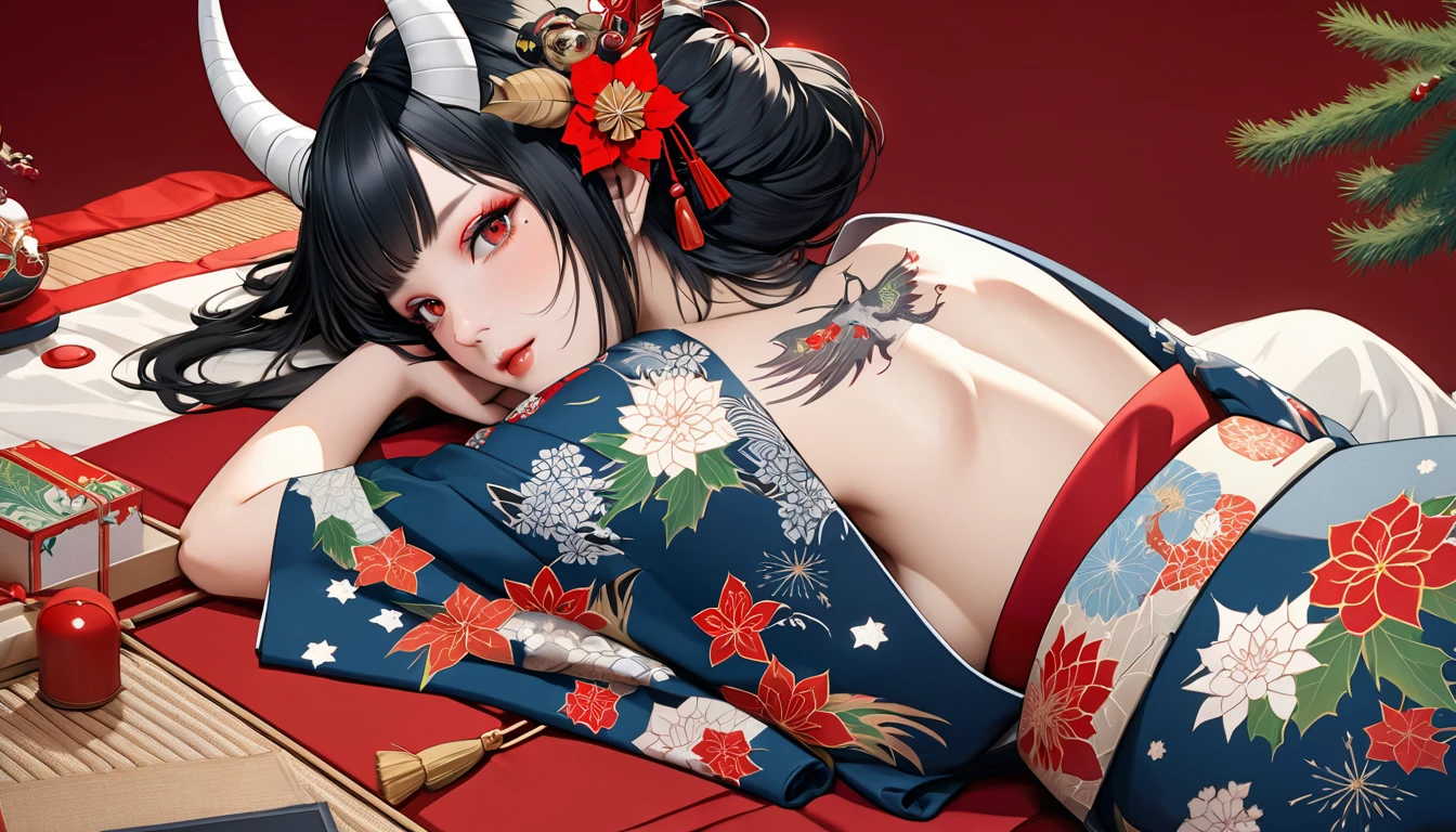 Wait for the sexy warrior, Pretty face, Delicious Company, A captivating sight, Wearing a sexy open kimono. The work is created in a medium reminiscent of Japanese ink painting.。....., . Artist'Stunning technique gives the image strength and power'Presence,Highest quality, Ultra-high resolution captures every detail. The texture and intricate patterns of the kimono are expressed with extreme precision.. Lighting is carefully designed,Enhance the drama, Deep shadows and subtle highlights. general, This piece exudes elegance and strength., A fusion of traditional Japanese aesthetics and modern sensibilities. , Putting the details together, Captivate viewers、Create an immersive experience.