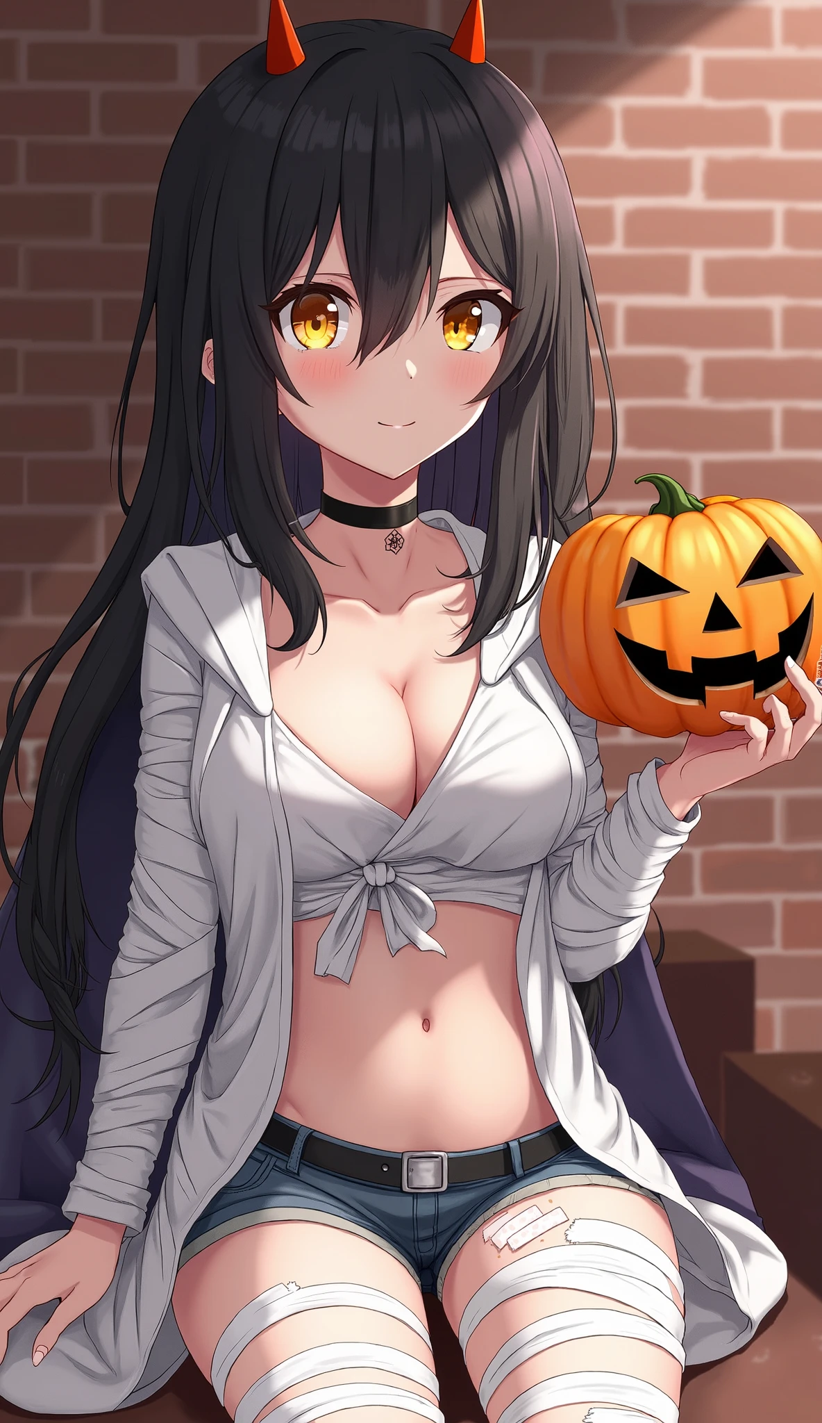 On all fours 、Vampire、Halloween、Sex in a Western-style building、Frankenstein、Bat、Pumpkin、Both eyes open、Hardcore、Nipples、Deepthroat、Blowjob、Big dick、Pussy、Covered in semen、Girl、Girl、Short、Younger、Lower school year、Baby Face、flat chest、looks fun、smile、Dynamic Angle、masterpiece、best quality、ultra-detail、Clothing、Open clothes、witch、zombie、吸Blood鬼、clown、Prisoner、Police、Sister、Blood、Sweat、night