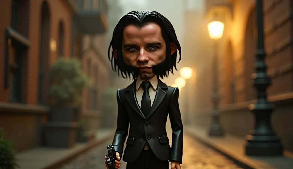 john wick, ultra realism, cute, baby, 4k