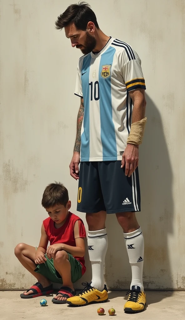 Man and . Man latino, has big pecs, huge bulge, muscular body. Shirtless boys. Infang novinho fofo Child sitting on 's lap outside in grass while wearing soccer outfit red. Sweaty. Size difference. Height difference. Young and old juxtaposition. Dad is muscular, child is skinny ery petite.