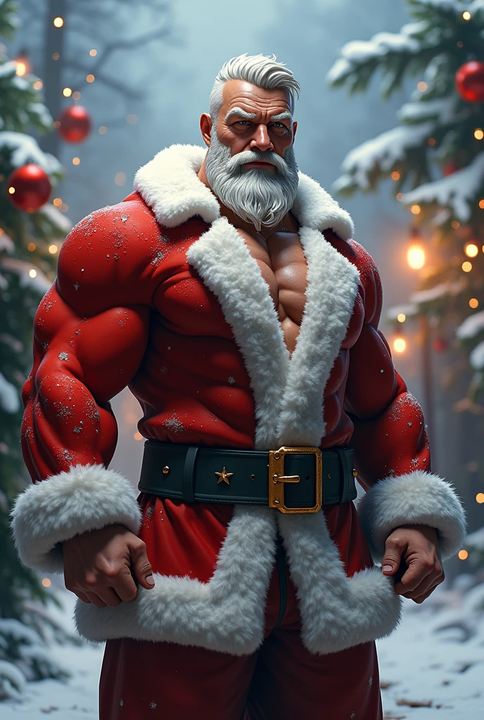 Badass fat santa claus anime