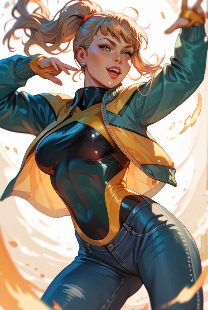 Sexy jean grey,dynamic pose