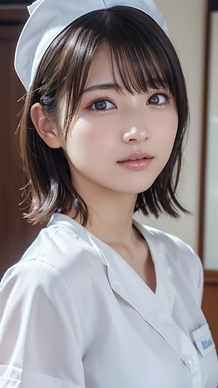 (masutepiece, Best Quality:1.2), 8K, Official art, Raw photo, Full Bord Bill Four、校服の前が開いている、I have a bag、Going to school、Wagas、行走、Beautiful breasts are thin、14years、small tits、unbelievable Ridiculous, (Upper body、校服:1.4), Beautiful Girl, Pretty Face, arching back down,、Gold hair ornament on hair、close up, Sailor Suit, Short sleeve, violaceaess, , Looking at Viewer, Film grain, chromatic abberation, Sharp Focus, face lights, Dynamic lighting, Cinematic lighting, Eyes and faces with detailed, Bokeh background,