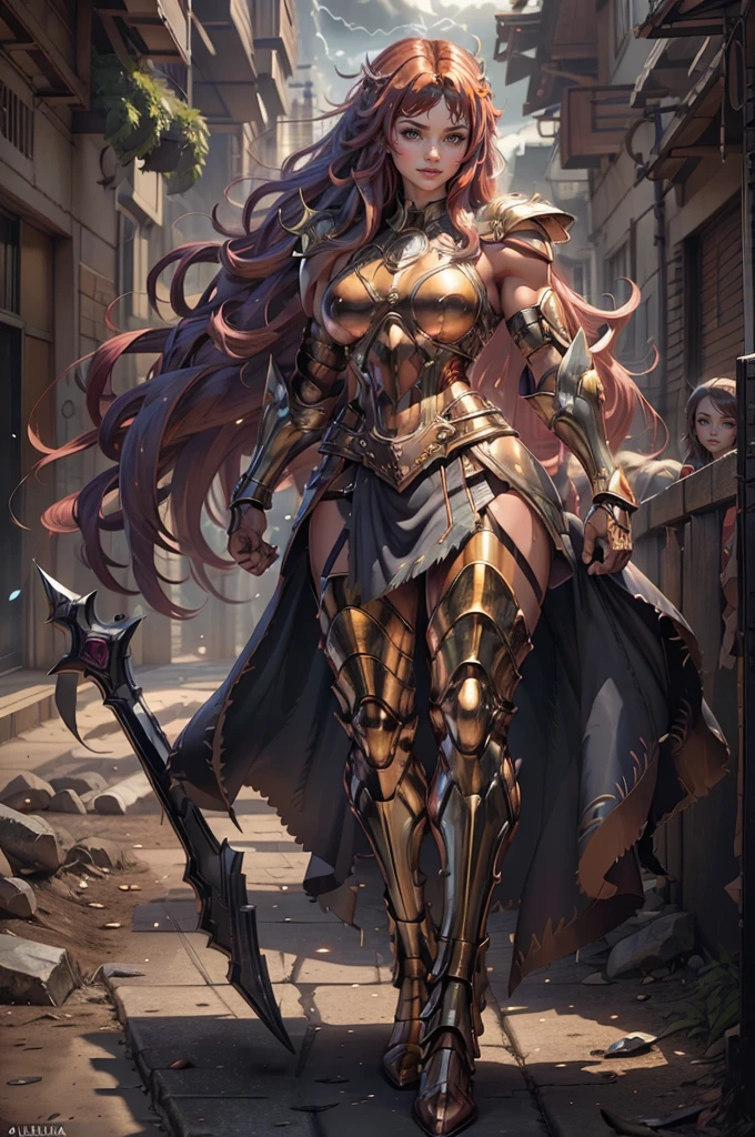 1woman,(((tall woman))),pretty woman, Valkyrie, long blond hair , braided pig tails, Blue Eyes, detailed facial features , proportional hands, proportional fingers, leather armor , skin cover, navio viking, mulher Muscular, Asgard, Valkyrie，Lady Knight， Anatomically correct ， epic fantasy digital art ， masterpiece ，8k，HD resolution, realistic and colorful high quality body ，epic composition,anime girl with red hair and a purple top posing for a picture, biomechanical oppai, Muscular!!, Muscular girl, oppai proportions, Asuka-san suit under clothing !, Rias Gremory, Muscular!, Oppai, revy black lagoon, Asuka-san, yaoi kasuma ,((((( ultraviolent mulher Muscular, Muscular!! sci-fi, IFBB female bodybuilder Jessica Alba ,bodybuilder veins, extremely vascularized ,veins all over,(masterpiece)))))),( best quality ),( super detail ),( Messy hair),( similar to Kemono),(1 girl),(interview),( Brief background ),beautiful and detailed eyes, Delicate and beautiful face ,floating,( high saturation ),(shine), focus on the face, black hair,fringe,Full Smile,floating Hair.girl, Passionate Maiden ,pixiv similar to Kemono, superior quality , super detail ed,smile,intelligent, beautiful face,4K,nature, sunlight through the trees ,Muscular,Muscular, Muscular body, Muscular body,Goddess of Thunder , thunder around your body , Powers of Thunder ,thunder force ,Energetic power, energy around your body ,((((1woman)))),(((((fullbody image))))),running to battle,(((((thunderpowers))))),(((((lighningpower))))),(((((Muscular body))))),aesir goddess,Blonde ,blue eyes , Muscular body,Muscular body,Muscular arms,power on hands, 1 female soldier,Muscular warrior woman,full body portrait,running in battle,electricity lightning powers,powerful thunderstorm powers,highly detailed,4K, 8k, photorealistic, cinematic lighting, dramatic pose, high contrast, dynamic action, digital,girl with copper-red hair, (20 years), large curls, Blue eyes, in a green dress, looks directly at the viewer.
