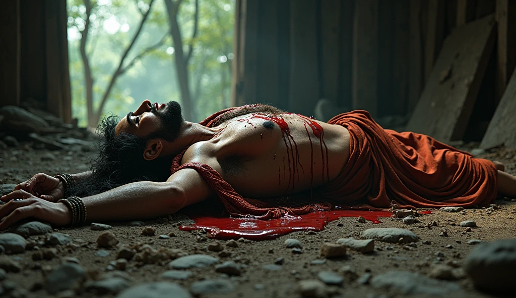 There was so much blood on his back that at first, I couldn’t even tell
what I was looking at. Only the harsh side-lighting of the lanterns cut through it, orange light defining the borders of the brutal wounds. The two gashes were symmetrical, running down each side of his back from the curve of his shoulder, over his shoulder blades, all the way to the dips at the base of his spine. They were deep, the flesh split in layer-by-layer—deep enough that I could have sworn I saw the movement of musc