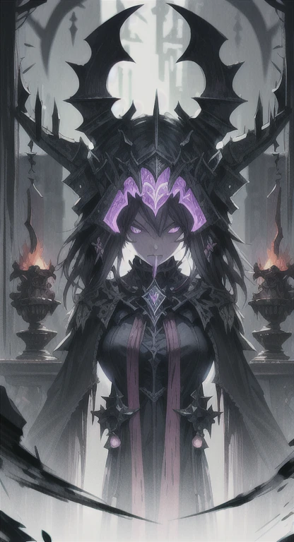 ((best quality)), ((masterpiece)), (detailed), une fille, visage parfait, cheveux longs, ((golden hair)), curly hair, decorated cheveux, yeux bleus ultramarin, ((huge-breast)), ((casual wear punks, casual wear)), casual wear déchirés,
((((Mystic sentinel, Dark majesty, ultra high resolution)))), 1girl, calm, sitting, (long jet black hair), ((dark skin, shadows covering face:1)), ((sharp angular features)), ((glowing red eyes)), (((ultra detailed eyes:0.8, striking and intricate facial features, detailed eyes:0.9))), ((close up, full body view, with tail, seated on a stone throne, surrounded by shadow and forest foliage:0.9))), medium breasts, looking at the ground, ((furrowed brows)), ((strong and toned body, detailed muscles, intricate clothing and accessories)), (((head, shoulders, hips, and tail in view))), ((arms crossed, holding her Umbranox infused staff)), mysterious aura, beautiful lighting, forest, ((looming, ominous, and defined subject)), 28 years old, (thinking deeply), (((melancholic))), ((high saturation, low contrast, cinematic style)))