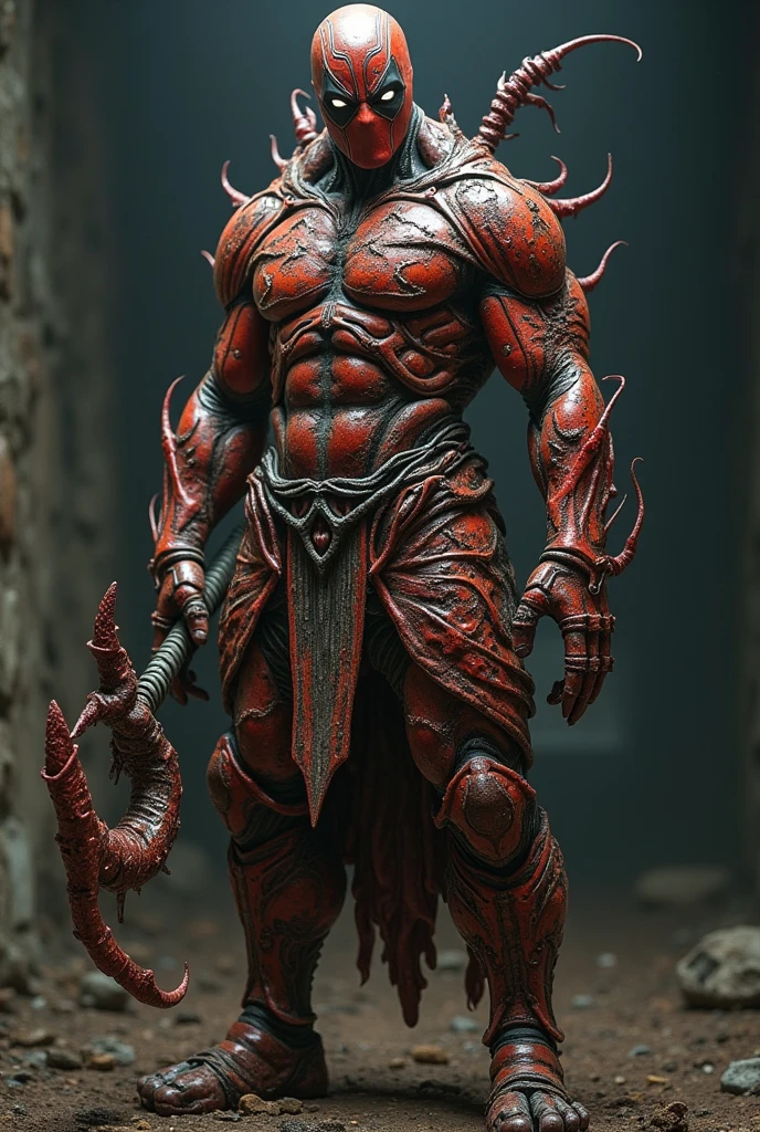 male demon which has snake head and goat legs