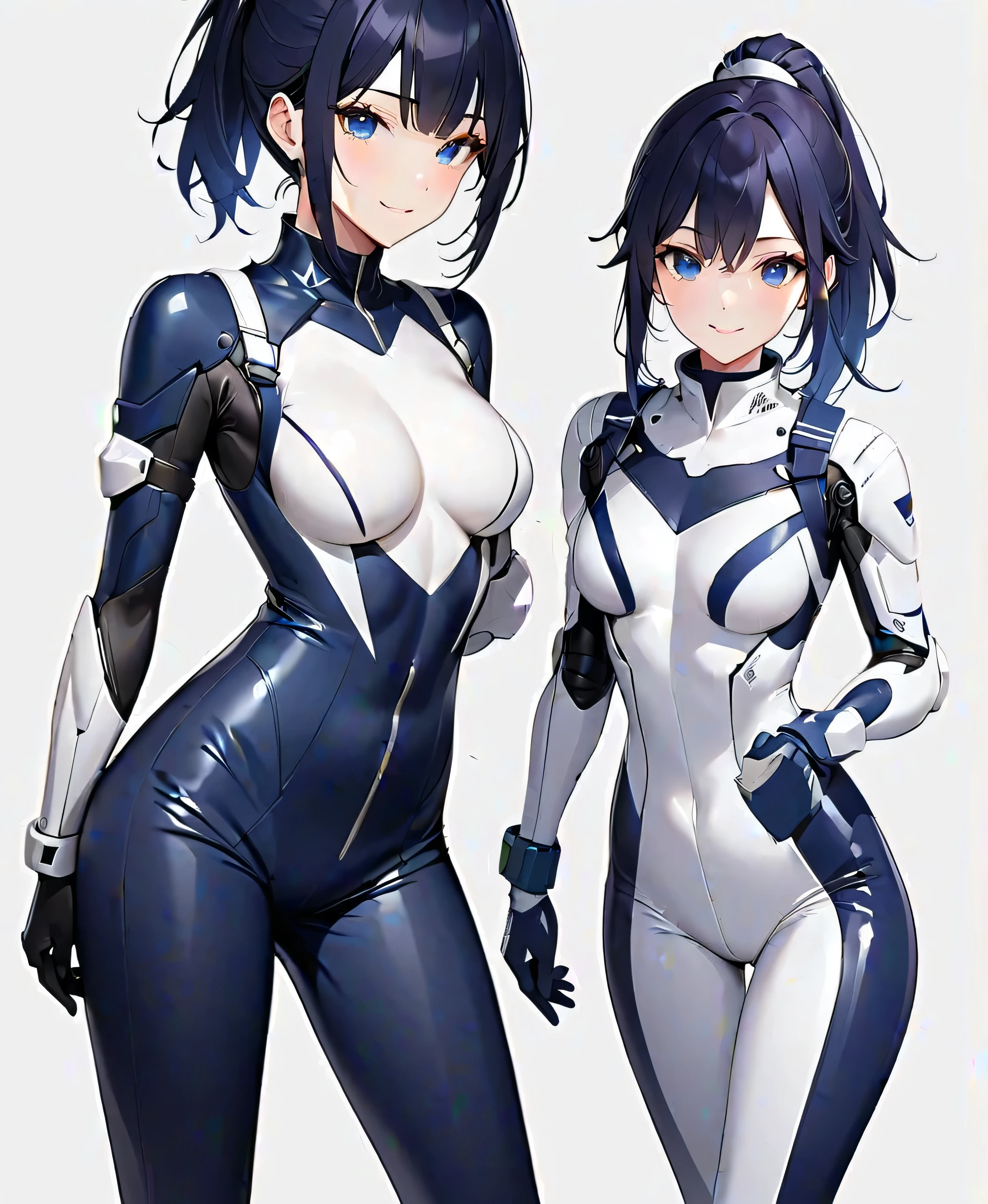 Falke from Signalis, cute and sexy, robo-legs, big tits