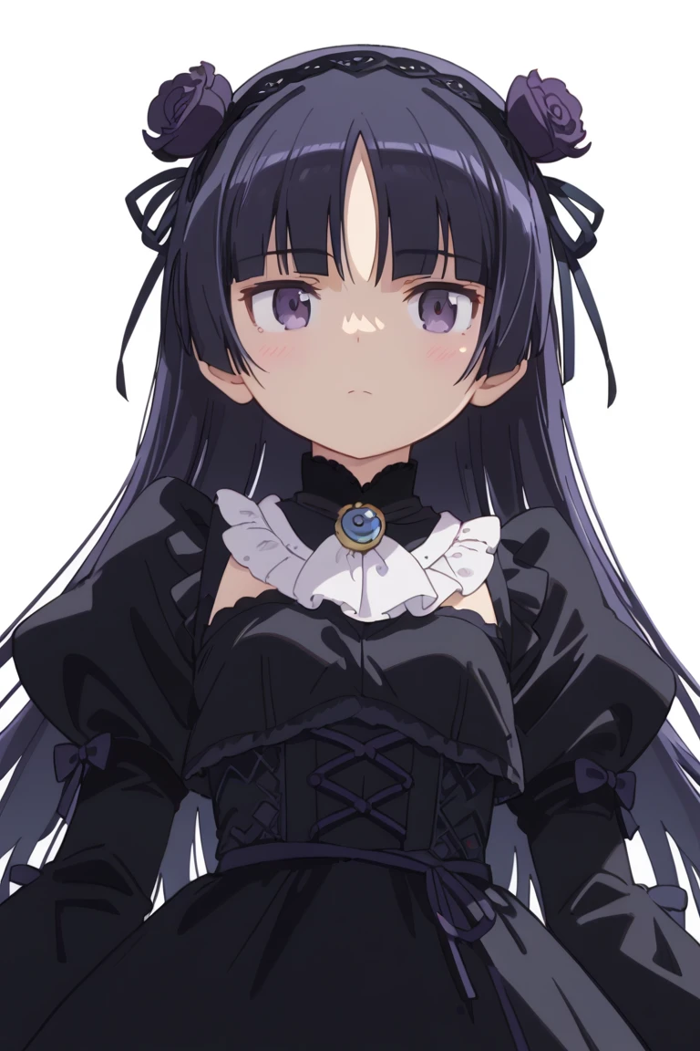 blank \(nod\),gothic clothes, black long hair, black eyes, Fishnet tights, tie,
(huge breastUpper body, From above, camel toe, )ight))looking at the viewer, shy, smile,
(masterpiece, highest quality, highest quality, official art, beautiful and aesthetic:1.2), (1 girl), very detailed, colorful, most detailed,
((pure white background))