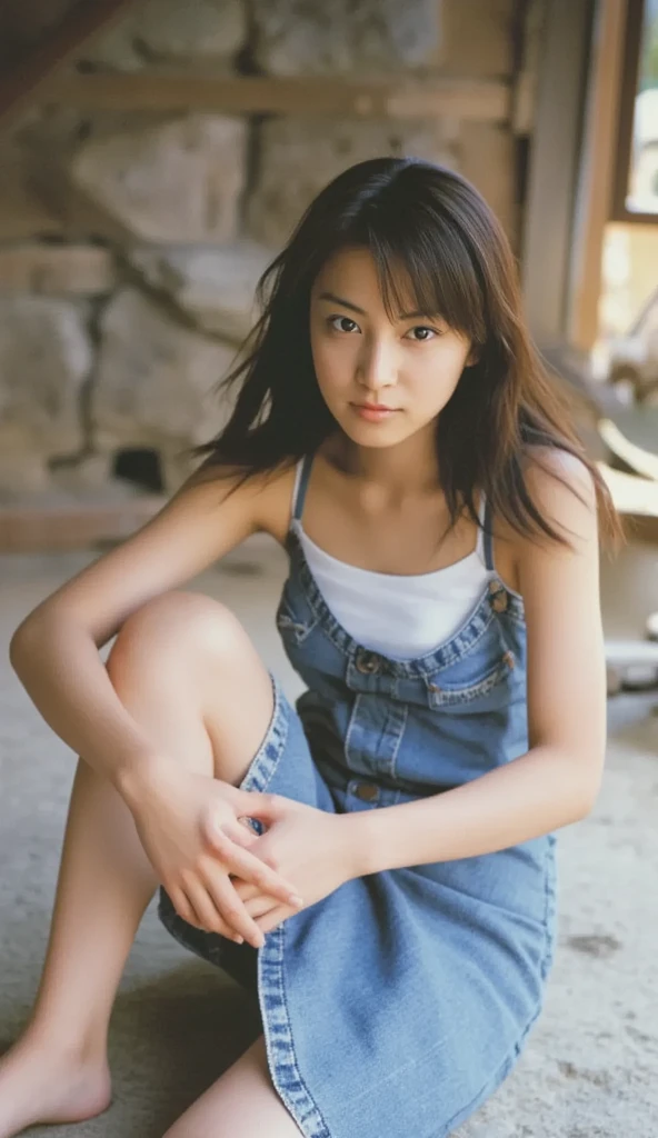 32K, masterpiece, masterpiece,  realistic ,  very detailed,    photo of a slender girl,  high res,  faces that Japanese men really like.,  Smoother Light  ,  Official Art,  Depth of Written Boundary,  bright light, close,  detailed face , smile,  Beautiful Details in the Eyes , 19 years old Korean,  cute,  real skin texture deep into the night, T-Shirts,
