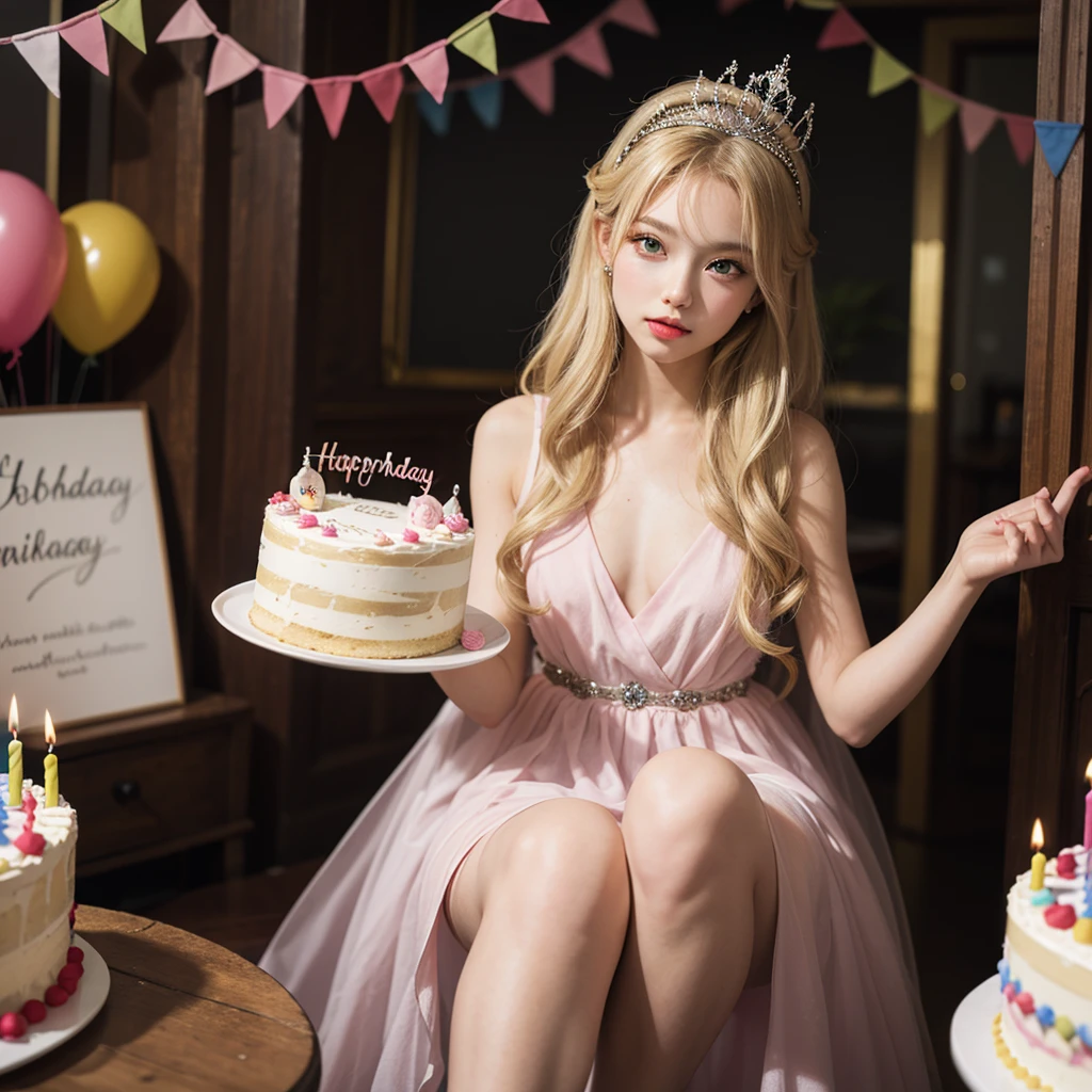 birthday concept decorating about princess