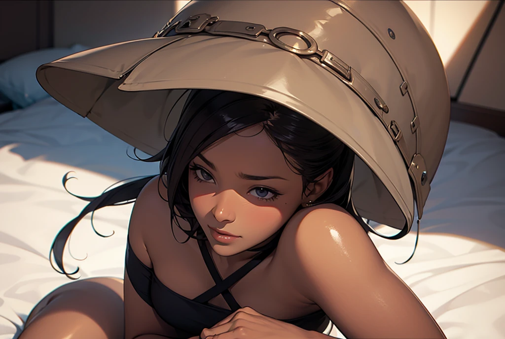 masterpiece, Highest quality, Pixiv, Cool girl, The best sports girl, basketball, Popular characters, Baseball cap, Stylish sunglasses, Cute bra and panties, Dark brown hair, Curly Hair, Blunt bangs, Straight bangs, Colored contact lenses eyes, Gal, Improve、Heavy Big 、、blue sea、The best oceans、Premium quality、Royalty、The best oceans