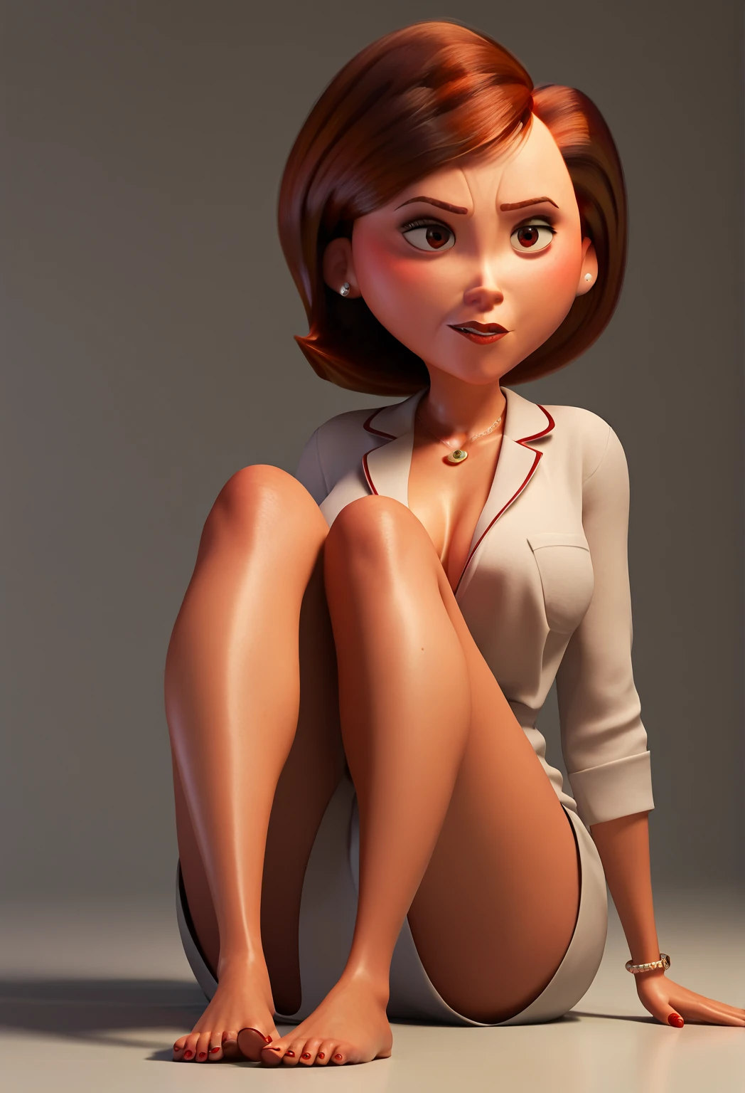 Milf elastigirl Helen parr beautiful feet red nail polish