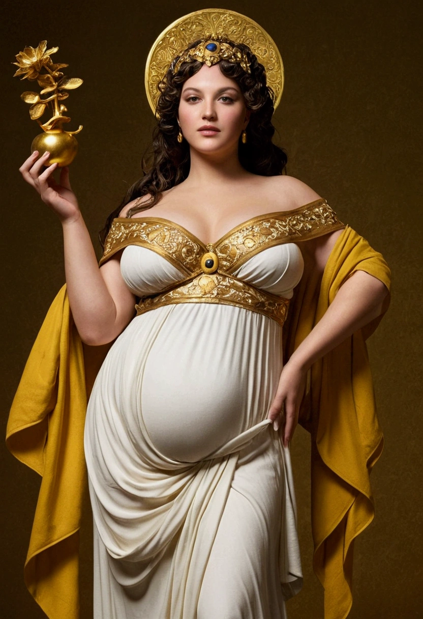 Hedone is described as woman, who is beautiful, voluptuous, and comely. She is the goddess of pleasure.