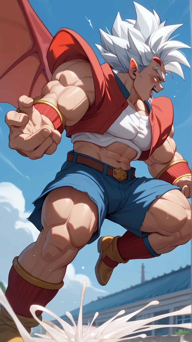  top quality ,Anatomical, Big Muscles ,Goku and Kogenta mix,Devil's Body and Wings ,gigantic penis,Strong Orgasm ,Freeze in the cold ,Dripping semen, makes me drool, shed tears