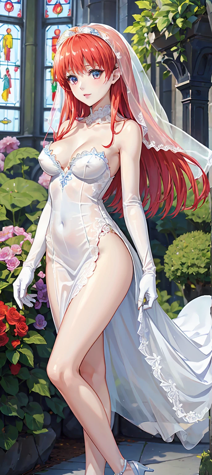 (((Manga)))), (anime)))), ((Manga)), ((Cell Anime)), (Japan Anime)), (Japan Manga)), (cel drawing)), ((Line drawing)), (((2D)), (Plane Processing Image)), (Flight)), (Original), ((Solo)), (Leiji Matsumoto), (Pretty Cure), (Saint Seiya), (Full Body), (Navel)), (Garter Belt), ( (colorless transparent costume)), (((light camel colored see-through unitard)), (light white bra), (pink bust top 1 inch in diameter and 1 cm high), (super high leg pants above the light white hipbone), loneliness, darkness, mirror house, cool beautiful girl with upper eyes with a slim and mysterious smile, elegant and confident figure, weightlessness, levitation, head to toe, Full body image from the front and slightly above, light white gorgeous and flashy lace super sexy see-through lingerie, gorgeous decoration, neatness, pink hair wig, ultra-thin lace see-through super mini skirt with middle crack, wedding accessories, white pin heel sandals, white choker, red and blue odd eyes, no background, light lace light white bra, Pink protrusions 1 inch in diameter and 1 cm high on the bust top, light white high-leg pants with thin lace, crevasses clearly in the crotch, belly button out, light camel color thin see-through unitard, Saint Seiya, Pretty Cure, full body image reflected in a three-sided mirror, anime, manga, anime, manga, manga, Leiji Matsumoto, Pretty Cure, Saint Seiya, protector, Anime girl in white lingerie with crystal crown and sword, anime Barbie in white stockings, Barbie in white anime, Kushat Krenzky art feminine, clear costume design, zodiac girl knight, anime goddess, high definition committee, sailor galaxia. Beautiful and highly detailed exquisite fan art、!! Full body portrait !!, full body portrait of Jean Gray
