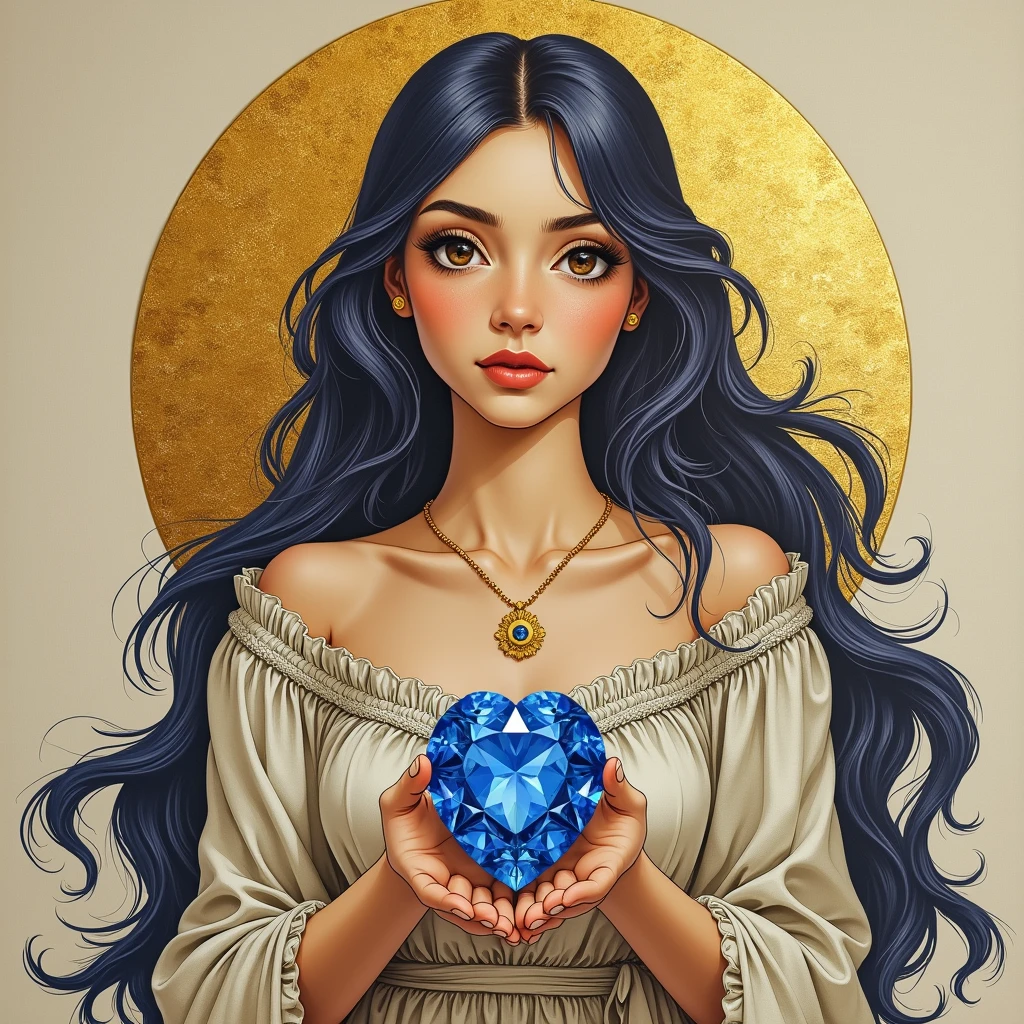 Wine-colored book cover with a yiffymix illustration of a black-haired woman in the center., beautiful, dark brown eyes dressed like in the Victorian era with a wine-colored dress holding a prism that says the slogan "rigor and affection" in Spanish