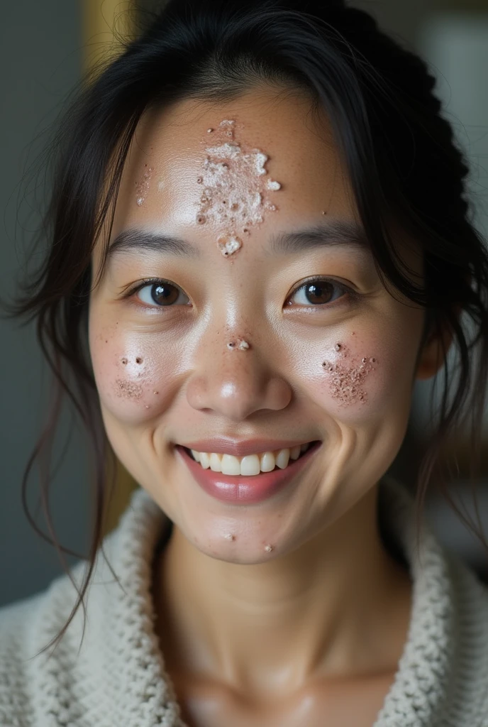 ((((A beautiful, spotless face: 1.3))))、(masterpiece:1.2,high quality), one girl, ((ultra-realistic details)), (realistic beautiful Japanese girl face), (full body), (((completely naked)), global illumination, shadow, absurd, Octane rendering, 8K, super sharp, metal, intricate, decorative details, highly intricate details, ((clean and beautiful face)), equipment, bob cut, (((18 years old)), (((small, Flat Chest: 1.3))), (((spread legs to show pussy))), (((((she produces thick poop from her anus))))), ((((realistic pussy)))), ((((realistic feces)))), (((Smiling)))), (((((she has thick brown poop on her body and face))))),((((Top quality, realistic, real)))), ((((Eating poop))))