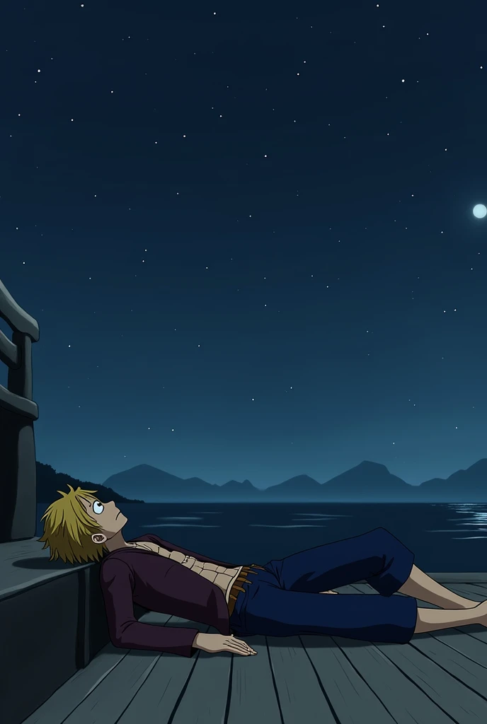 Sci-fi style，Virtual Wind，Aesthetic，Night，juvenile，Golden fur，Blonde hair，Leopard，With eyes closed，sleep，Lying on the water，Wearing fashionable short sleeves，There are water-like ripples in the background。