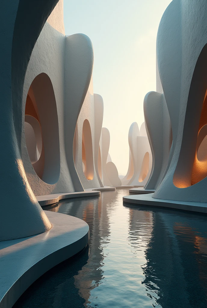 Building buildings with animated geometric shapes