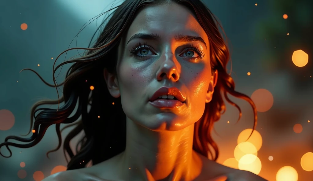  a woman breaking free from chains, detailed face, beautiful eyes, detailed lips, intricate detailed face, expressive emotional portrait, dynamic motion blur, dramatic lighting, cinematic composition, moody dark color palette, dramatic chiaroscuro lighting, hyper-realistic, 8k, ultra-detailed, masterpiece, photorealistic, dramatic, surreal, fantasy, concept art