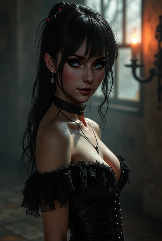 masterpiece, best quality, ultra high res, 1girl, (fractal art:1.3), deep shadow, dark theme, forlorn, <lora:add_detail:1>