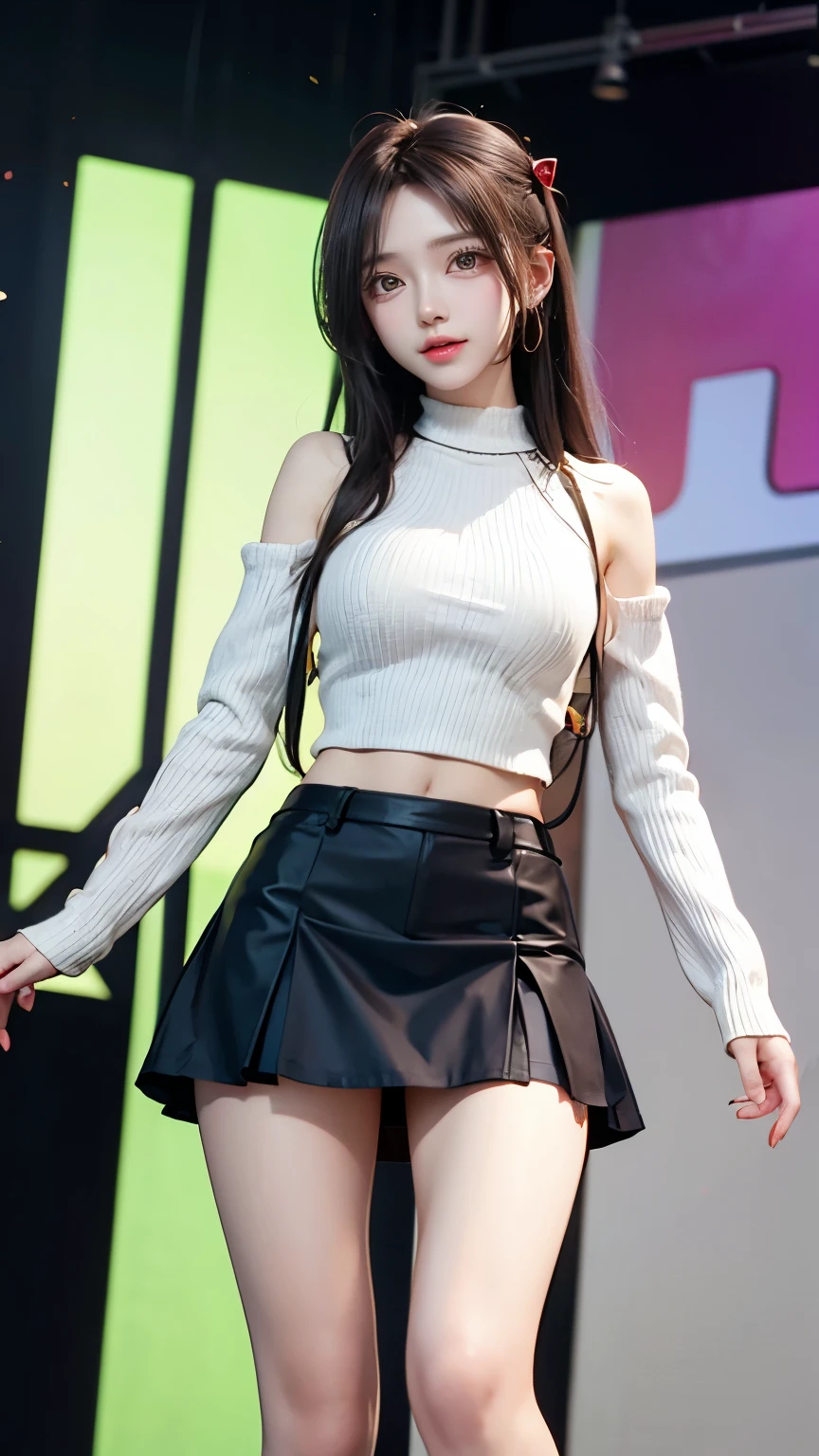 top-quality、masterpiece、1 little girl、A slender、small tits、校服、hyperdetailed face、Detailed eye、二重まぶた、Plaid pleated skirt、knee high socks、full bodyesbian、without background、Beautiful abs、Navel