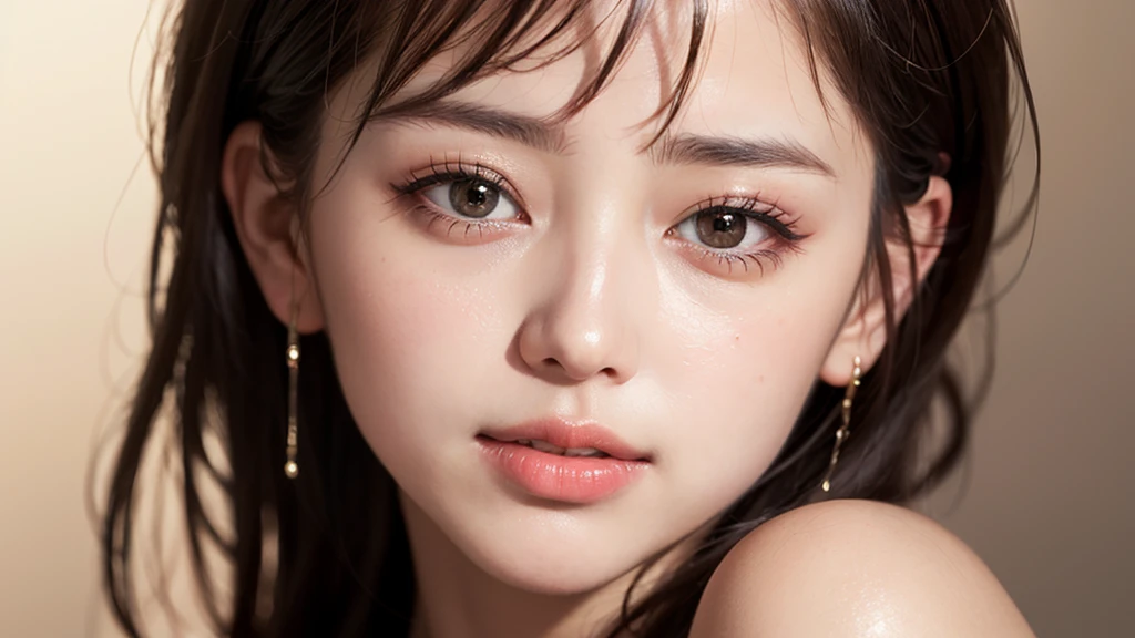 32K fair skin，对称，High detail RAW color photo professional close photograph，（high-detail face：1.2），dual horsetail，A half body，，(PureErosFace_V1:0.4)，(Ulzzang-6500:0.4)，