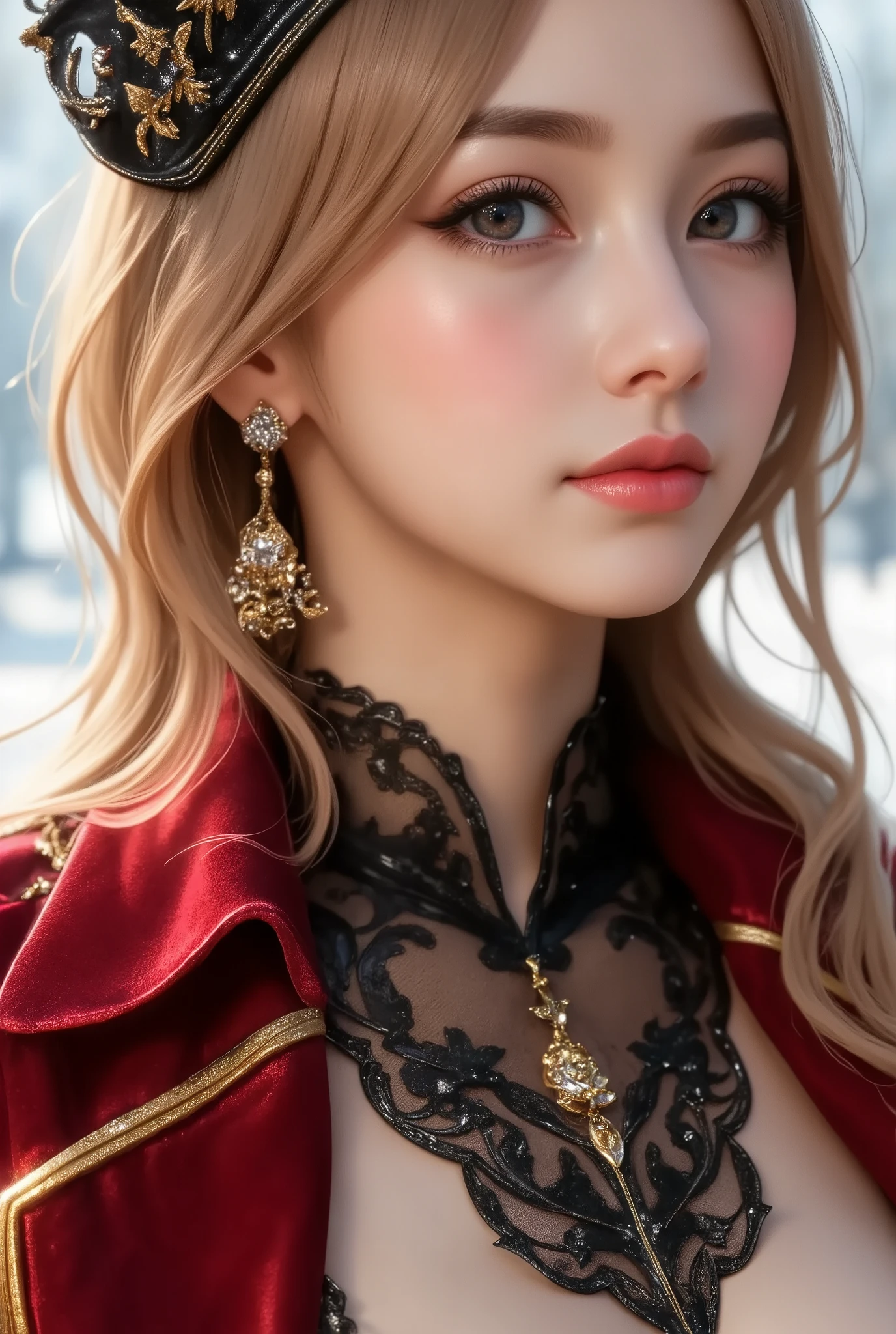  (ultra detailed, absolutely resolution, best quality:1.3), 2.5D, delicate and dynamic, shading effects, hyper realistic, artistic photography,, (full body view:1.4), close up of a long blond haired woman, christmas costume, Inspired by Magali Villeneuve, fantasy art portrait  , fantasy portrait  art, detailed matte fantasy portrait , Alice x. open, fantasy portrait , epic fantasy art portrait  , beautiful fantasy art portrait  , Magali Villeneuve,  Graphic Artist Magali Villeneuve, Fantasy genre portrait ,  epic fantasy digital art style 