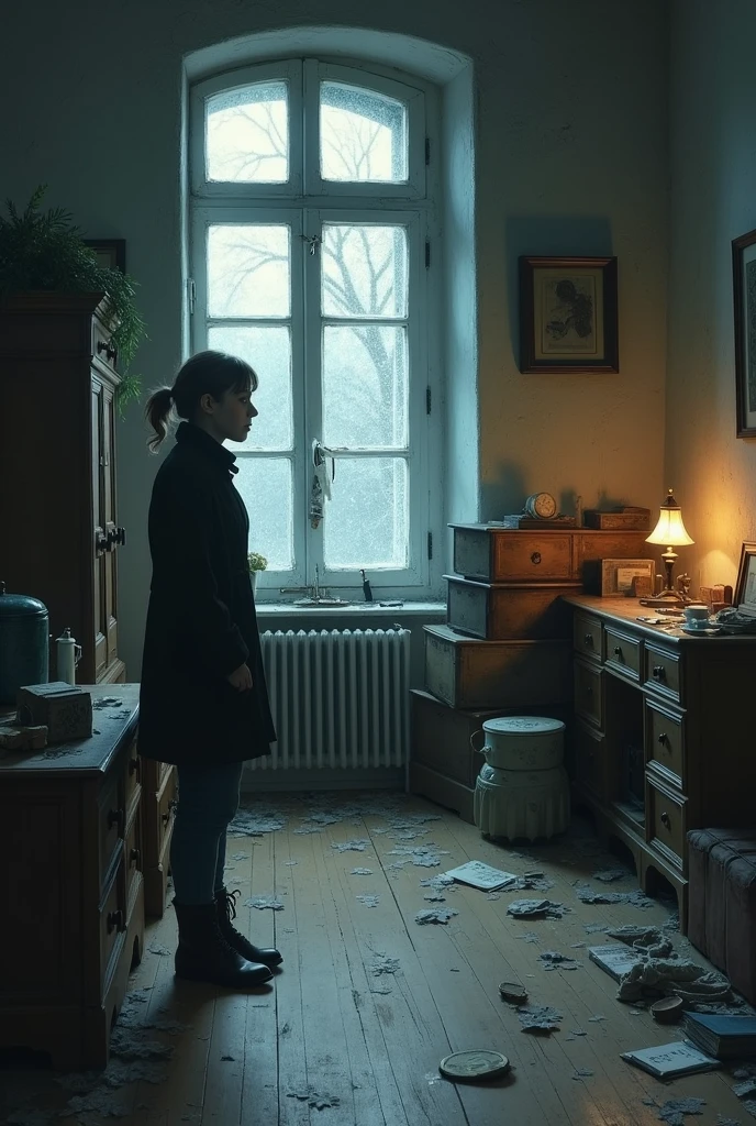 "Emily, I'm in your house," the voice whispered, sounding exactly like her. She looked around, realizing she was alone.