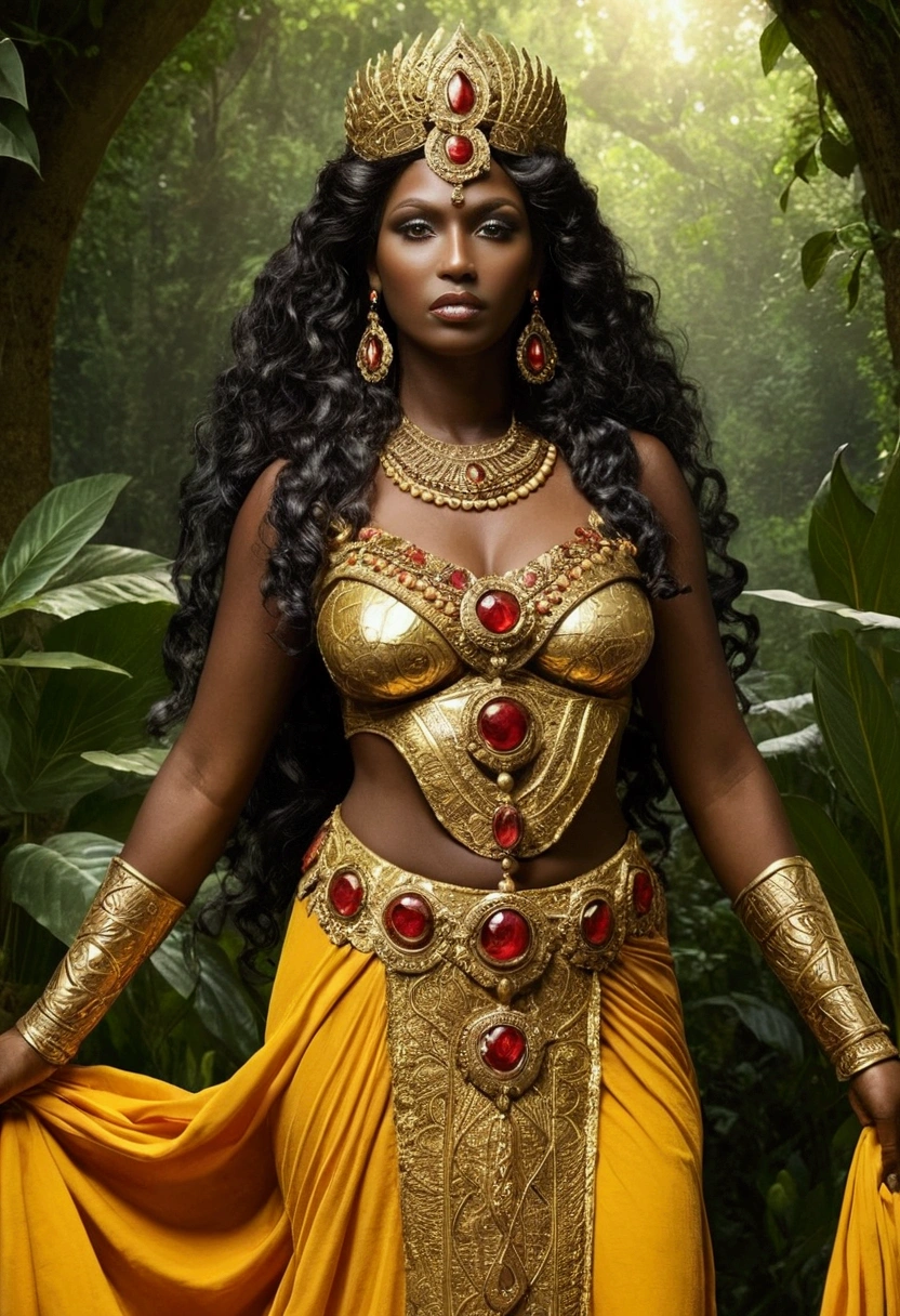 Zeeta is described as woman, who is beautiful, voluptuous, and comely. She was banished from the Garden of Eden. She is known as the dammed goddess