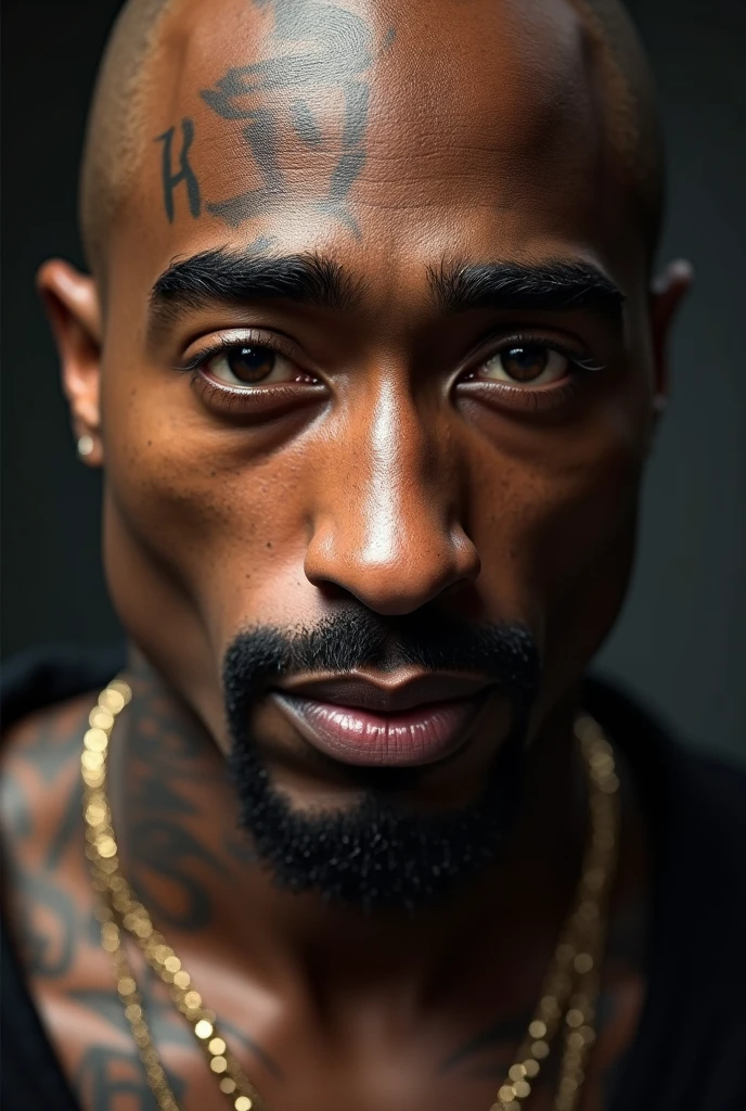arafed man with tattoos on his chest and chest, tupac shakur, 8k resolution. tupac, tupac, masterpice, 1 9 9 9 photo from life magazine, unreleased, rapper, art masterpice, by Martin Schoeller, inspired by Martin Schoeller, he is 3 5 years old, 1 9 9 3 photo from life magazine