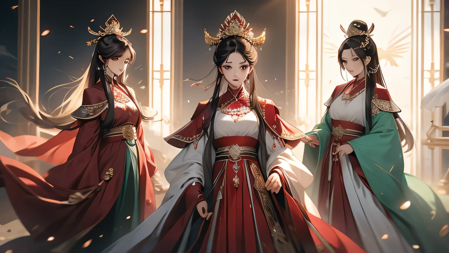 3 women as emperors