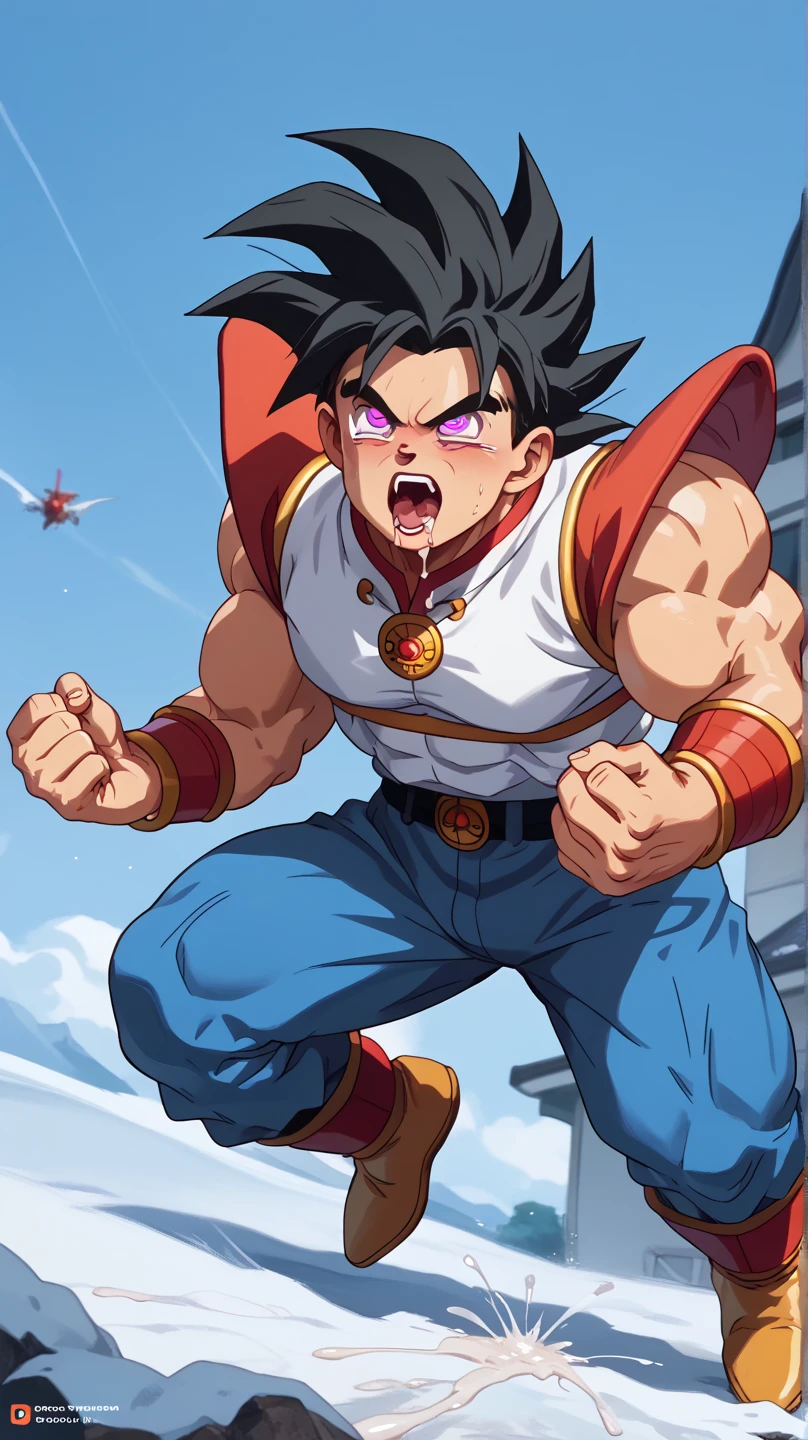  top quality ,Anatomical, Big Muscles ,Goku and Kogenta mix,Devil's Body and Wings ,gigantic penis,Strong Orgasm ,Freeze in the cold ,Dripping semen, makes me drool, shed tears, black hair, mind control