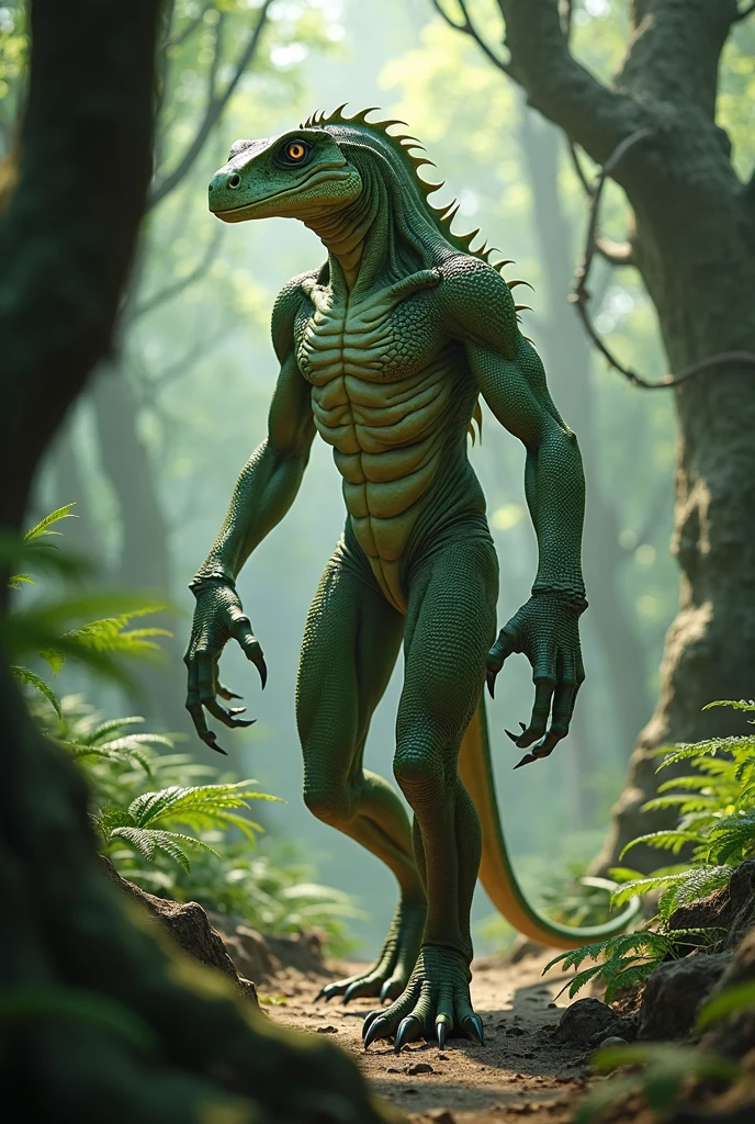 A half human snake