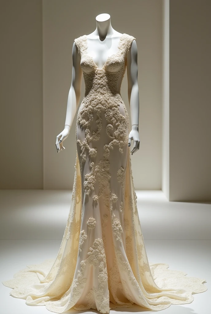 A beautiful dress on a mannequin