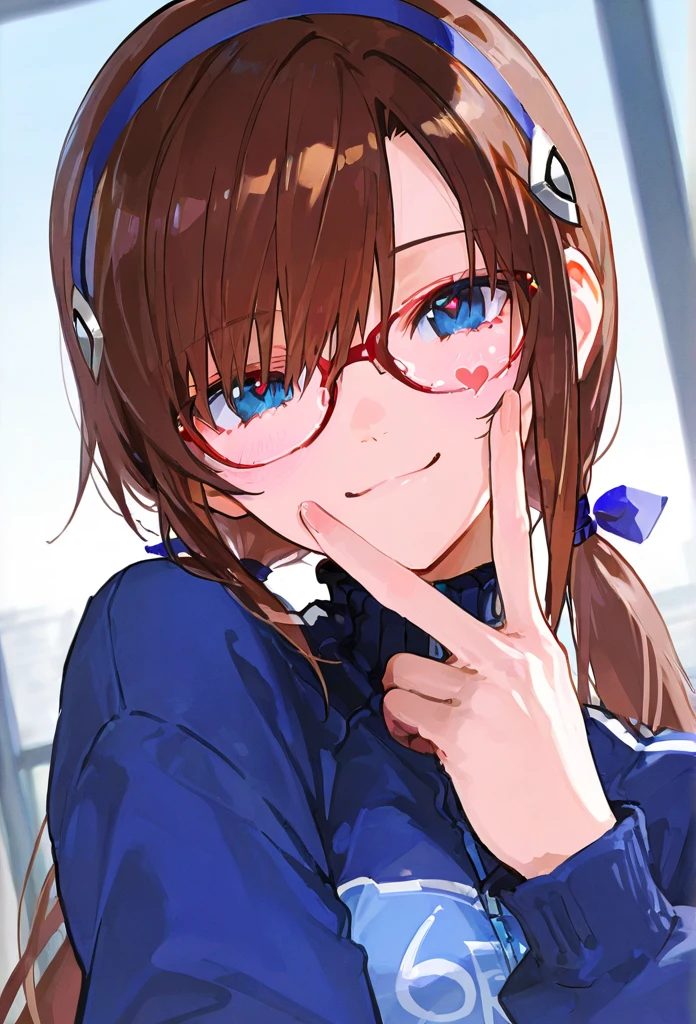 1girl,brown hair
BREAK ((emaskye, (ponytail, brown hair, labcoat),armband, eyewear on head:1.4))
BREAK ((smiling,fullbody:1.1))
BREAK indoors,
BREAK looking at viewer,
BREAK (masterpiece:1.2), best quality, high resolution, unity 8k wallpaper, (illustration:0.8), (beautiful detailed eyes:1.6), extremely detailed face, perfect lighting, extremely detailed CG, (perfect hands, perfect anatomy),