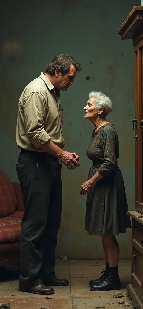 there is a man who turned his back on his biological mother who is 89 years old