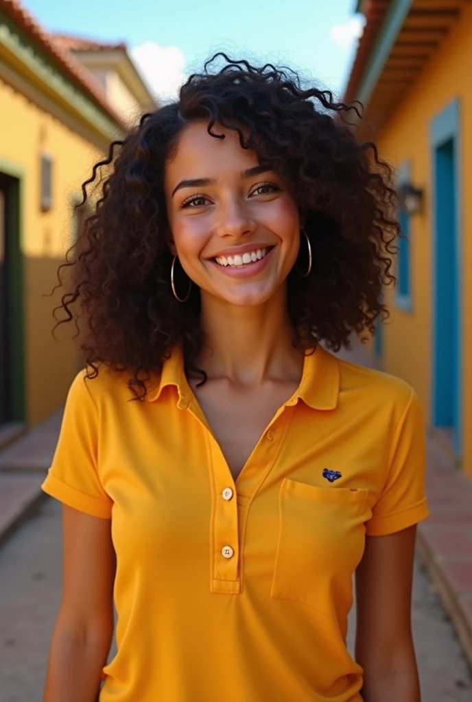 ((African dark Skinned, very deep ebony Skinned)), ((Your beauty is undeniable)), ((Animated cute face)), ((hyper detailed perfect eyes,)), ((cute pose)), ((tongue out)), ((seducer )), sexly, (( Tight knit shirt, shorts curtos sexly)), ((Long Curly African Hair with Afro Ponytail,)), (( Skinned)), ((standing, from front view)), ((tocando as próprias pernas em uma pose sexly)), ((plein-air, Public city)), Sharply focused CGI, photorealisitic, high détail, realisitic, work of art, absurderes, best qualityer, HDR, high qualiy, High definition, extremely detaild, 8 k wallpaper, details Intricate, 8k hd, Full HD, (realisitic photo:1.2), sharp contrast, strong lighting, cinematic lighting, natural lighting, strong light, backlight, Global illumination, ambient occlusion