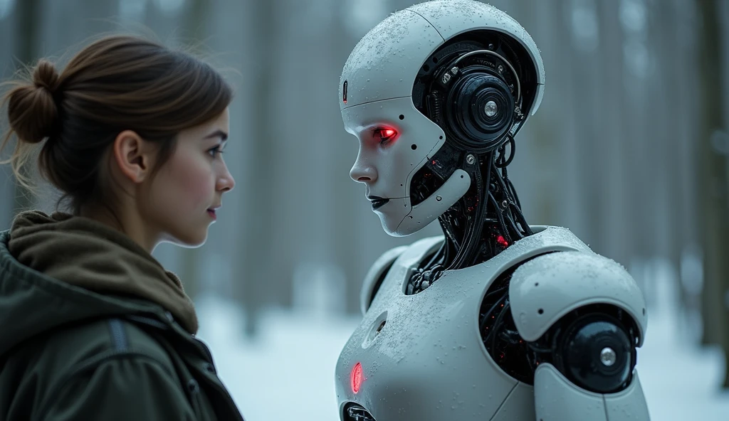 they are wearing helmets with red eyes and a scarf, still from alita, by Koloman Sokol, steampunc, blue faces, ukrainian girl, 2030s, by Władysław Malecki, film promotional still, pandora, featured on vimeo, colony, by Karel Havlíček, 2045