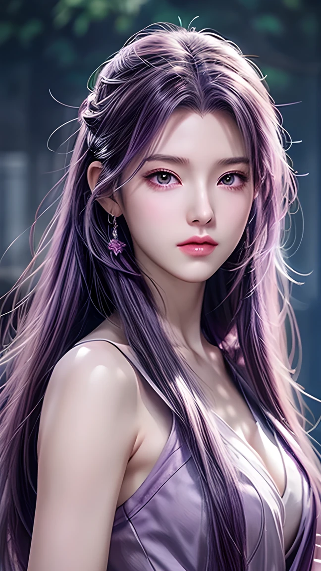 purple dress for anime girl with purple hair and purple wings, Extremely detailed portrait of the artist ,  8K high quality detailed art ,  Fine digital anime art , Anime fantasy work , author：The J,  Style animation 4K  , Anime fantasy illustration, Art bud on ArtStation Pixiv,  beautiful fantasy anime , Art bud. anime illustration, 2.  5D CGI anime fantasy art 