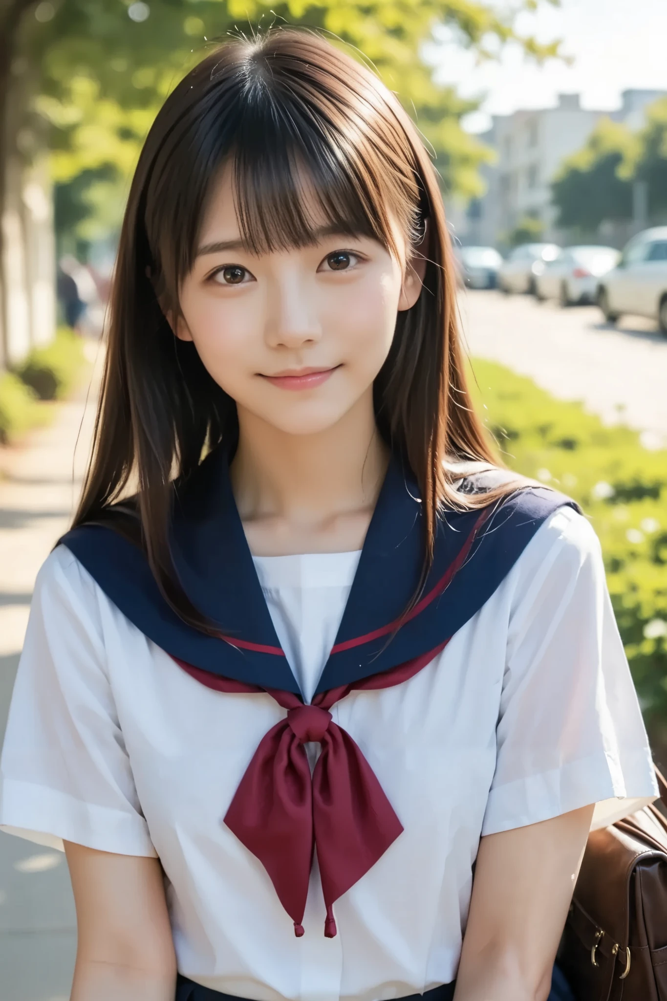 score_9,score_8_ up,score_7_ up,
 realistic ,(photo realistic :1.5),cute girl, , sunlight, face,  school uniform,  Shorthair