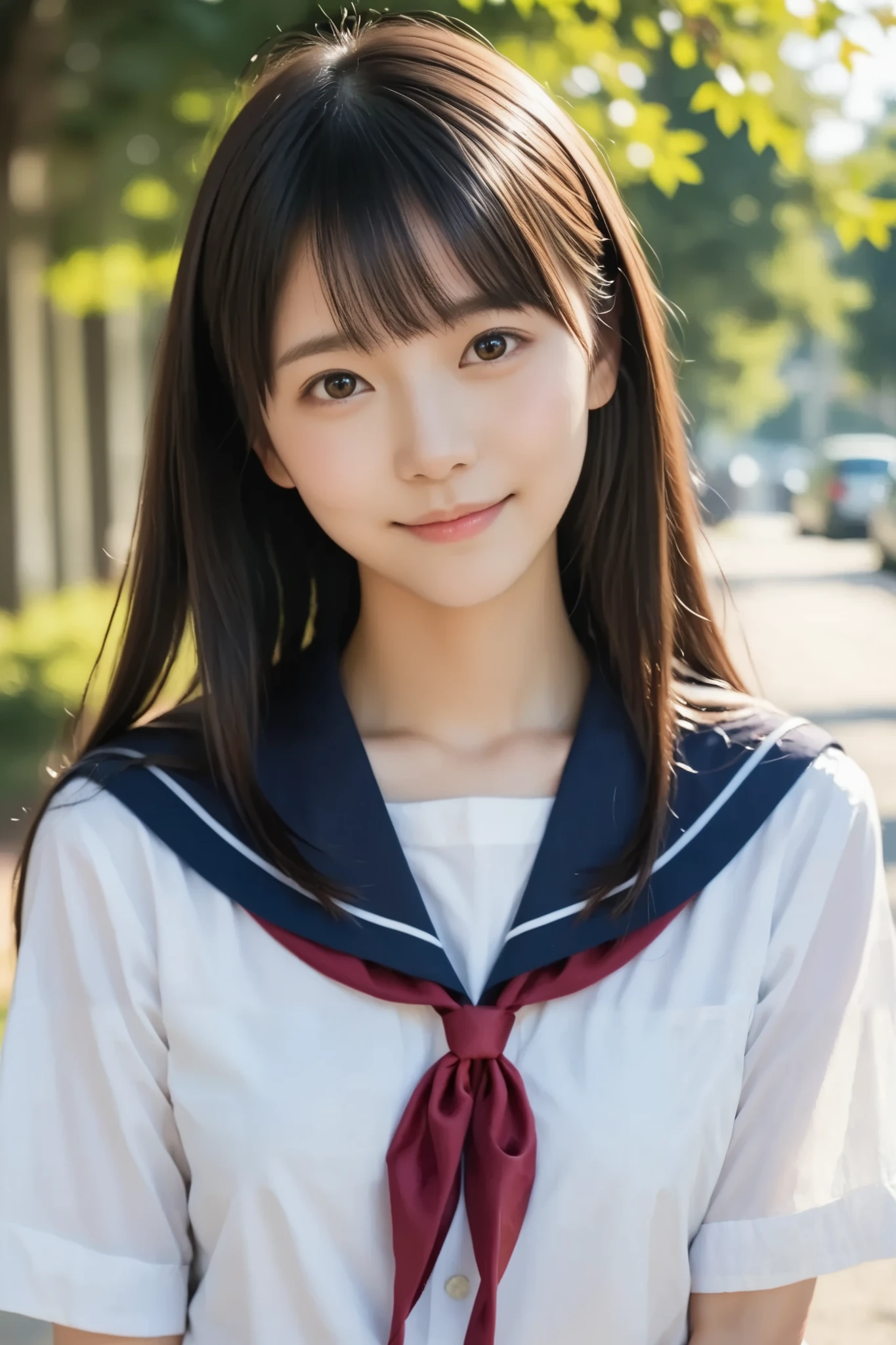 score_9,score_8_ up,score_7_ up,
 realistic ,(photo realistic :1.5),cute girl, , sunlight, face,  school uniform,  Shorthair